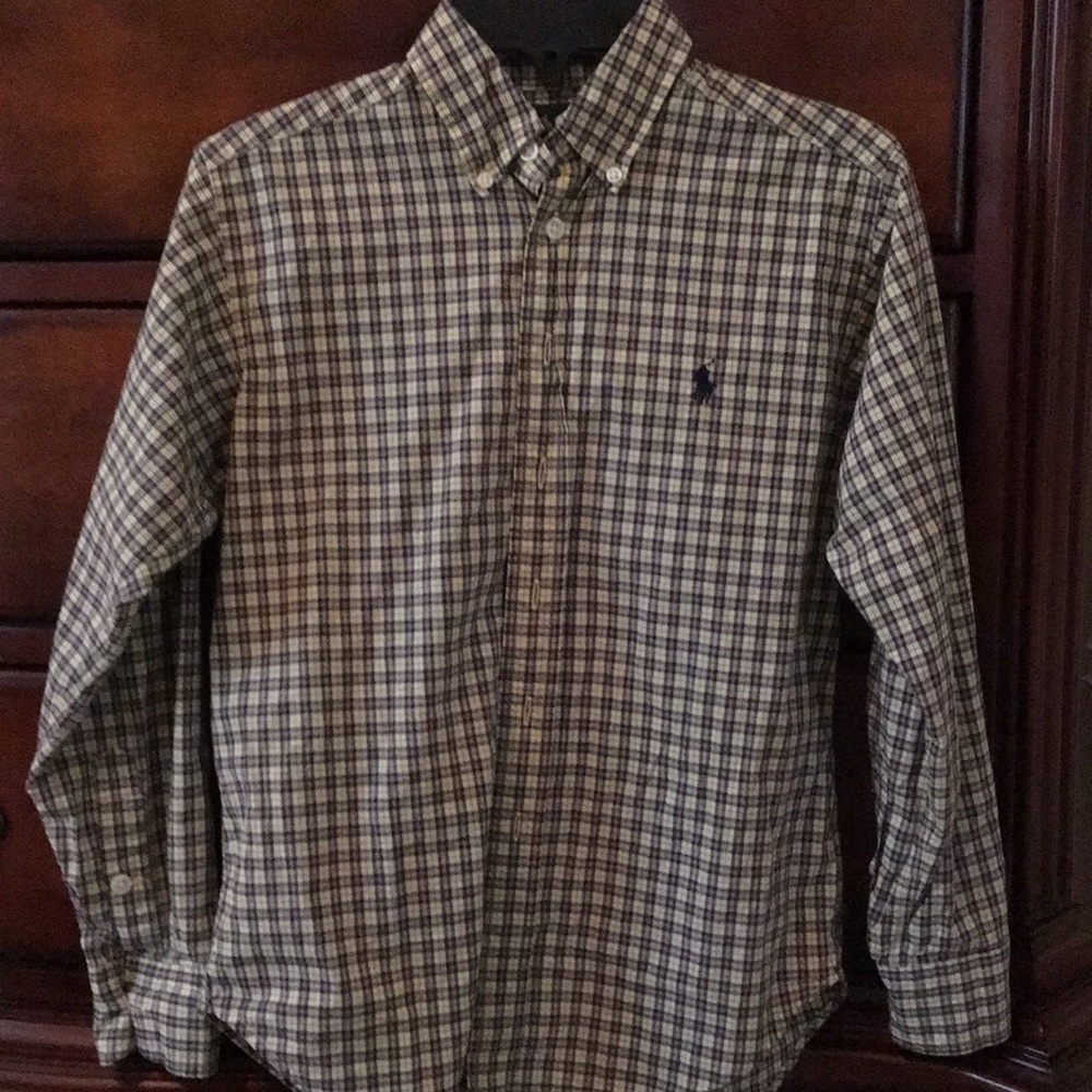 Ralph Lauren boys long sleeve dress shirt.